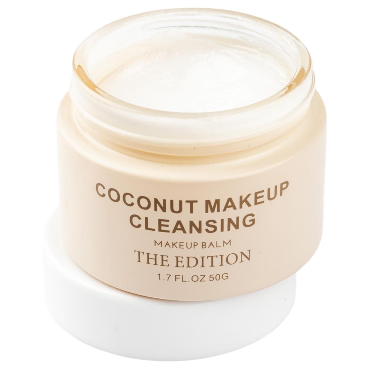 The Edition - Makeup Remover Balm Coconut – Hydrating Makeup Remover & Nourishing Face Cleanser, Melting Balm for Waterproof Makeup, Gentle Eye Makeup Cleansing, 50g