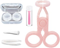 Contact Lenses Wearing Aids Kits Contact Lens Remover and Insertion Tool Set Contact Lens Case and Contact Lens Applicator Tool Plunger Suction Cup Tweezers Storage Tray