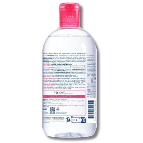 Bioderma - Sensibio - H2O Micellar Water - Makeup Remover Cleanser - Face Cleanser for Sensitive Skin