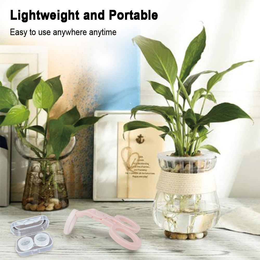 Color Contact Lenses Wearing Aids Kits Contact Lens Remover and Insertion Tool Set Contact Lens Case and Contact Lens Applicator Tool Plunger Suction Cup Tweezers Storage Tray