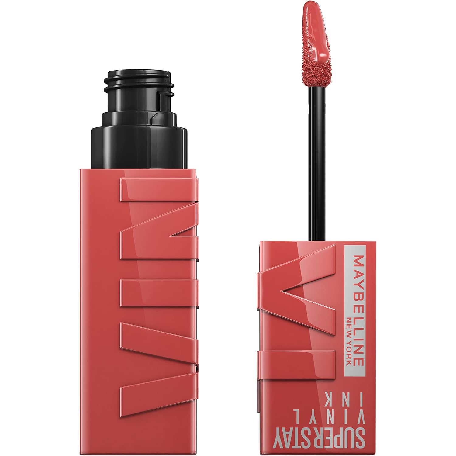 Maybelline Super Stay Vinyl Ink Longwear No-Budge Liquid Lipcolor Makeup, Highly Pigmented Color and Instant Shine, Peachy, Peachy Nude Lipstick, 0.14 fl oz, 1 Count Visit the MAYBELLINE Store